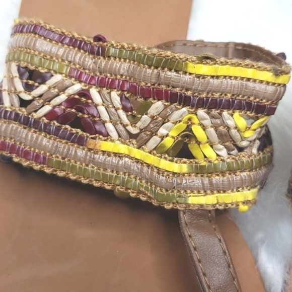 Sonoma life and style woven flip flop sandals 6 - Picture 2 of 4